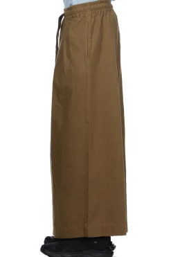Online Kapital Cotton Linen Twill RUDE Baggy Pants - Khaki