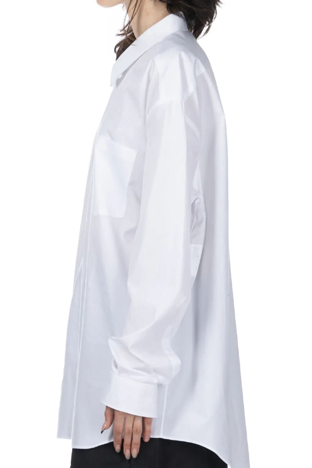 Online Comme Des Garcons Comme Des Garcons Cotton Long Shirt - White