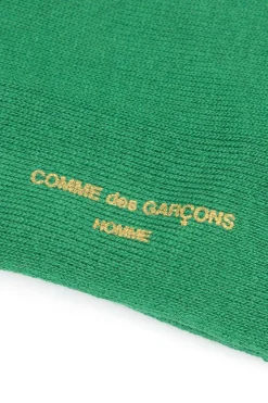 New Comme Des Garcons Homme Cotton Mix Logo Socks - 5 Colors