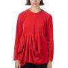 Outlet Comme Des Garcons Comme Des Garcons Cotton Polyester Velveteen Top