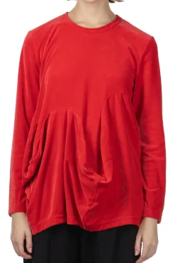Outlet Comme Des Garcons Comme Des Garcons Cotton Polyester Velveteen Top
