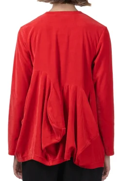 Outlet Comme Des Garcons Comme Des Garcons Cotton Polyester Velveteen Top