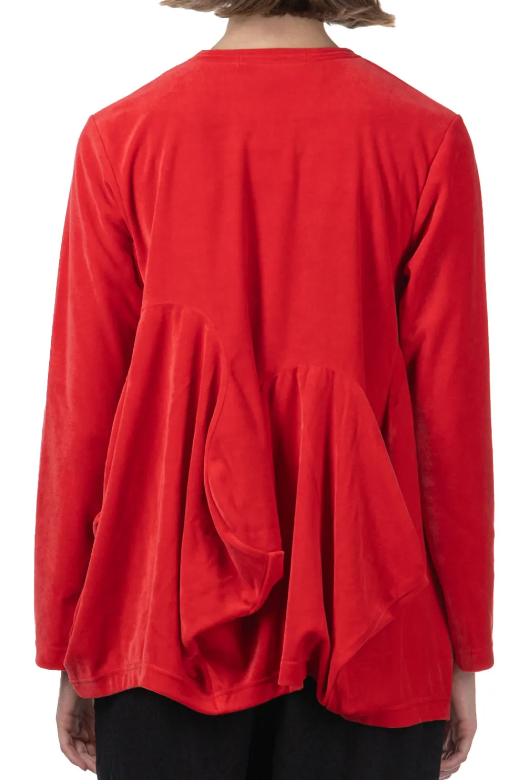 Outlet Comme Des Garcons Comme Des Garcons Cotton Polyester Velveteen Top