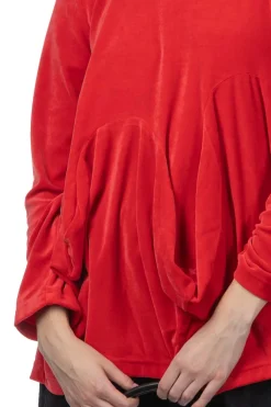 Outlet Comme Des Garcons Comme Des Garcons Cotton Polyester Velveteen Top