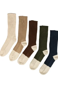 Sale ts(s) Cotton Rib Socks - 5 Colors