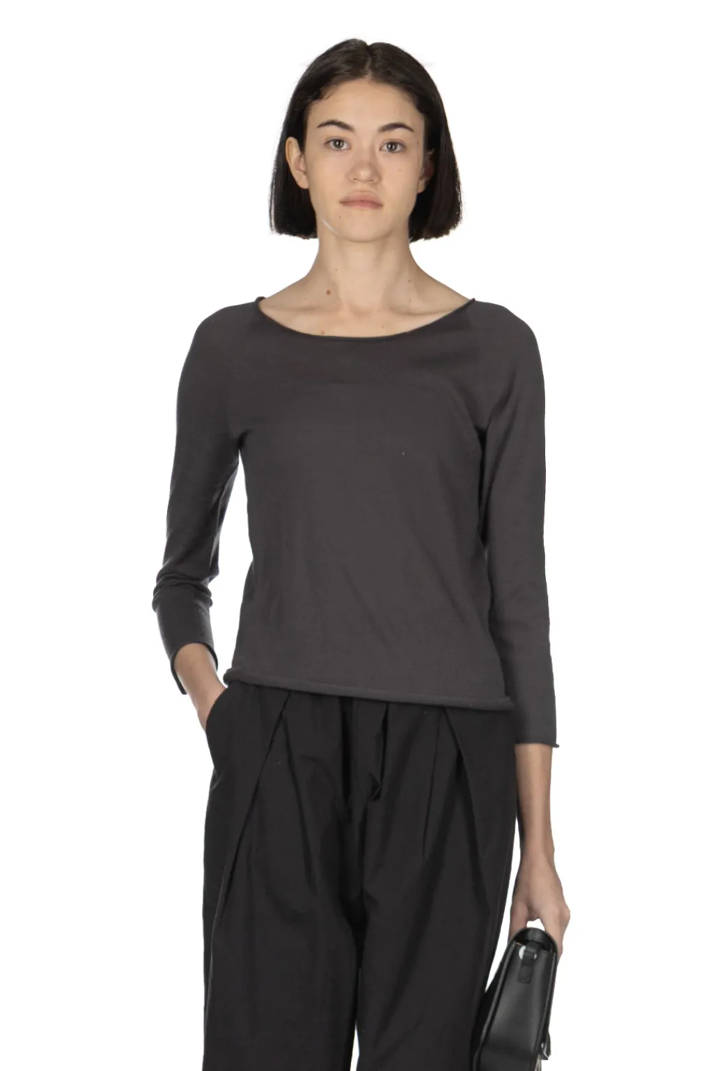 Clearance Evam Eva Cotton Silk Pullover - Sumi