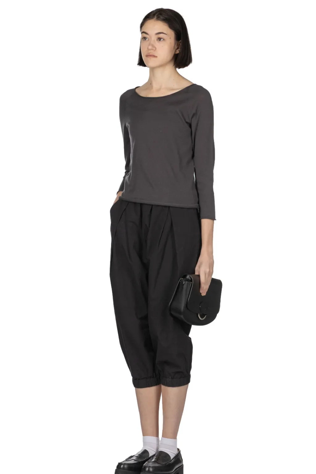 Clearance Evam Eva Cotton Silk Pullover - Sumi