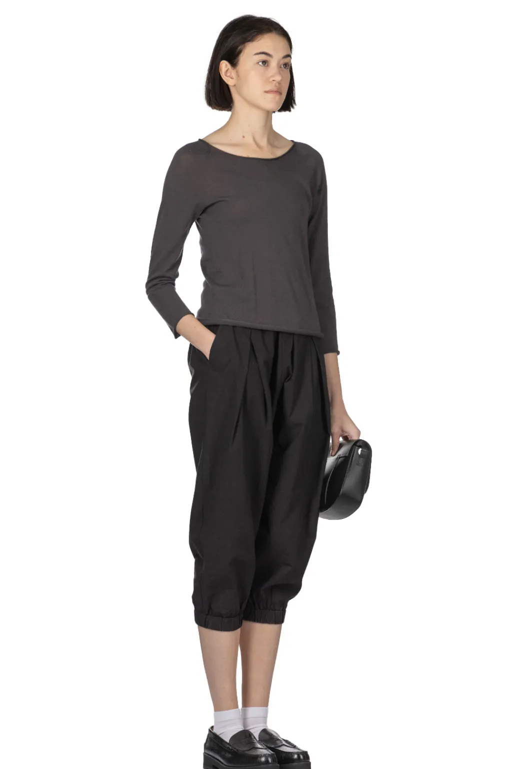 Clearance Evam Eva Cotton Silk Pullover - Sumi
