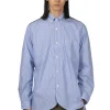 Clearance Junya Watanabe MAN Cotton Stripe Shirt - White Saxon