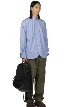 Clearance Junya Watanabe MAN Cotton Stripe Shirt - White Saxon