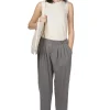 Online Evam Eva Cotton Tuck Pants - Grey
