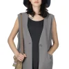 New Evam Eva Cotton Vest - Grey