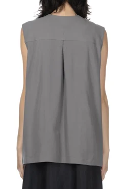 New Evam Eva Cotton Vest - Grey