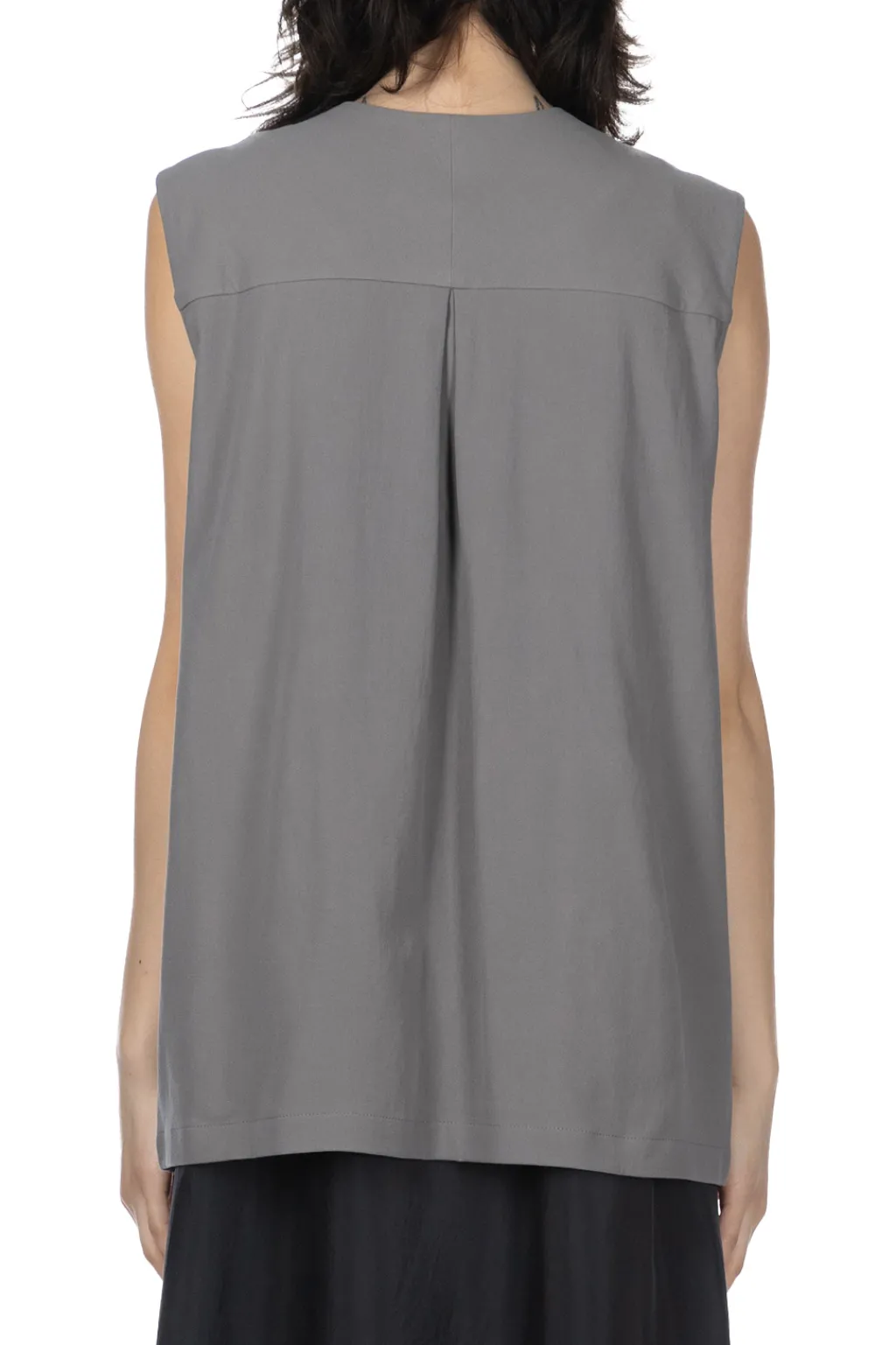 New Evam Eva Cotton Vest - Grey