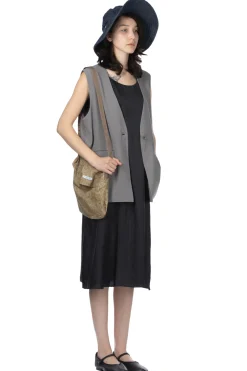 New Evam Eva Cotton Vest - Grey
