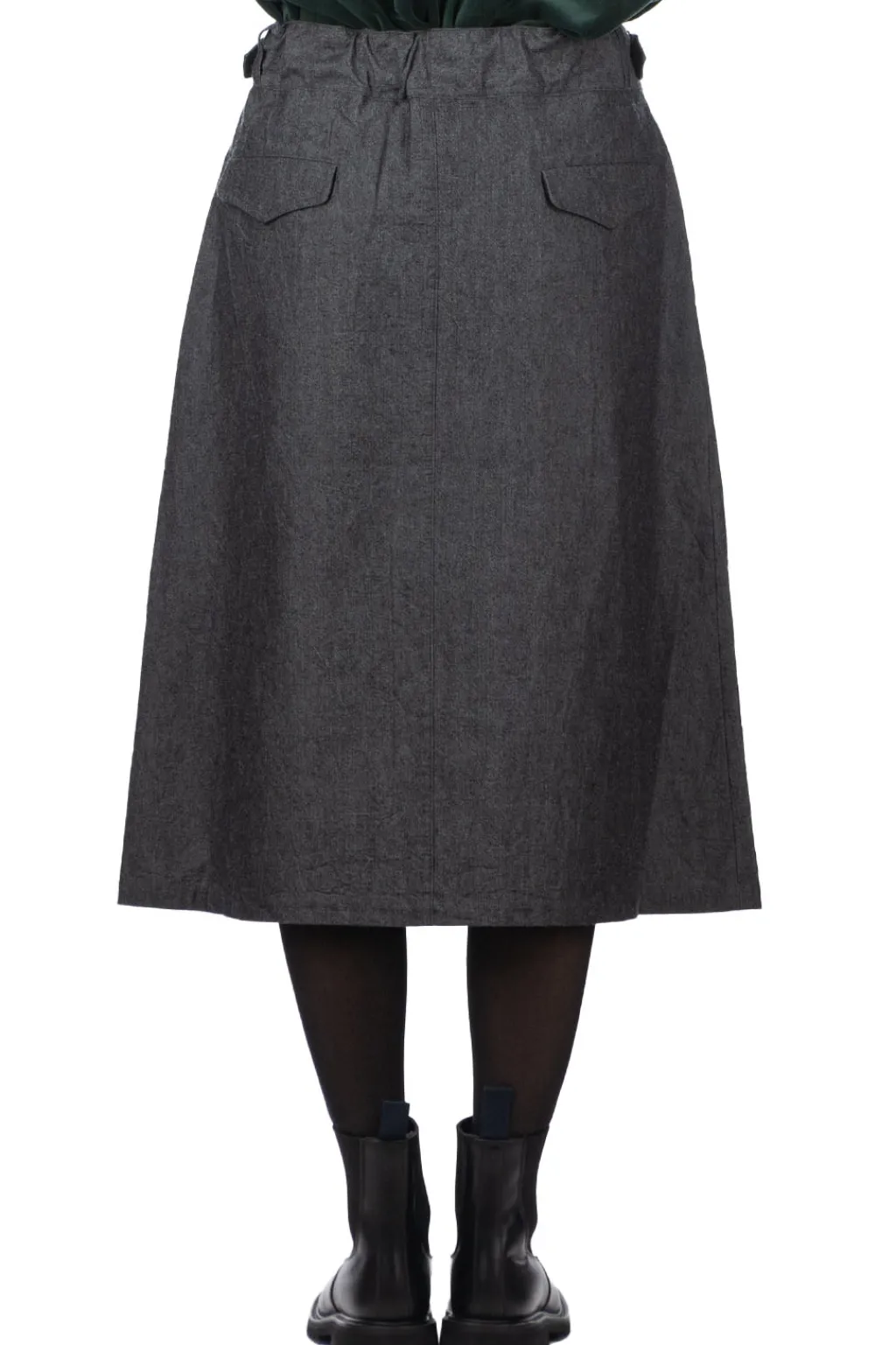 Online Nanamica Cotton Wool Gurkha Skirt - Heather Grey