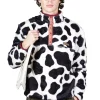 Online Kapital COW Fleece Pullover - White
