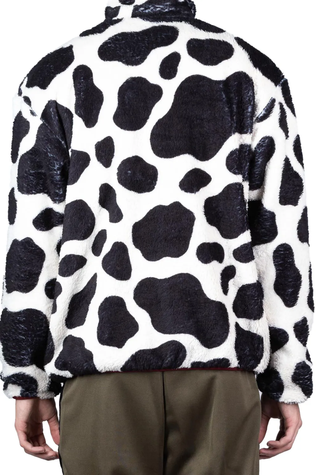Online Kapital COW Fleece Pullover - White