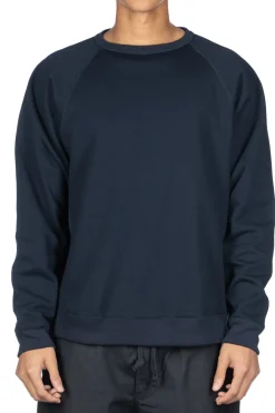 Best Nanamica Crew Neck Sweatshirt - Dark Navy
