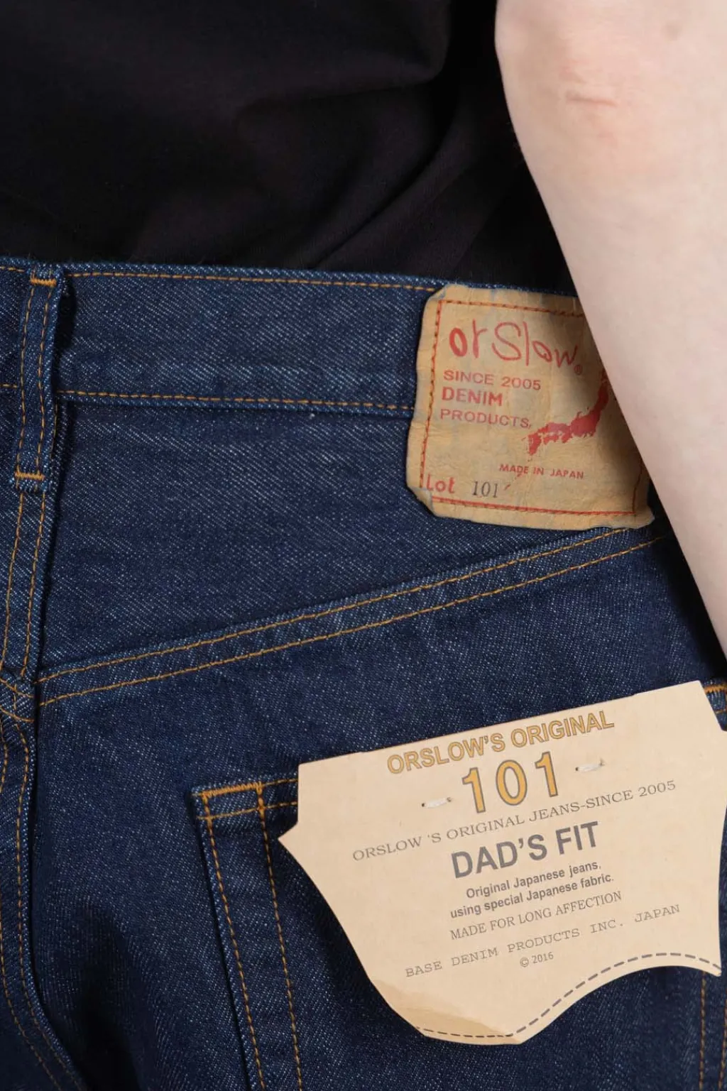 Fashion OrSlow 101 Dad's Fit Denim Pants - One Wash