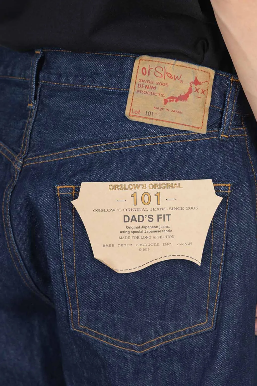 Fashion OrSlow 101 Dad's Fit Denim Pants - One Wash