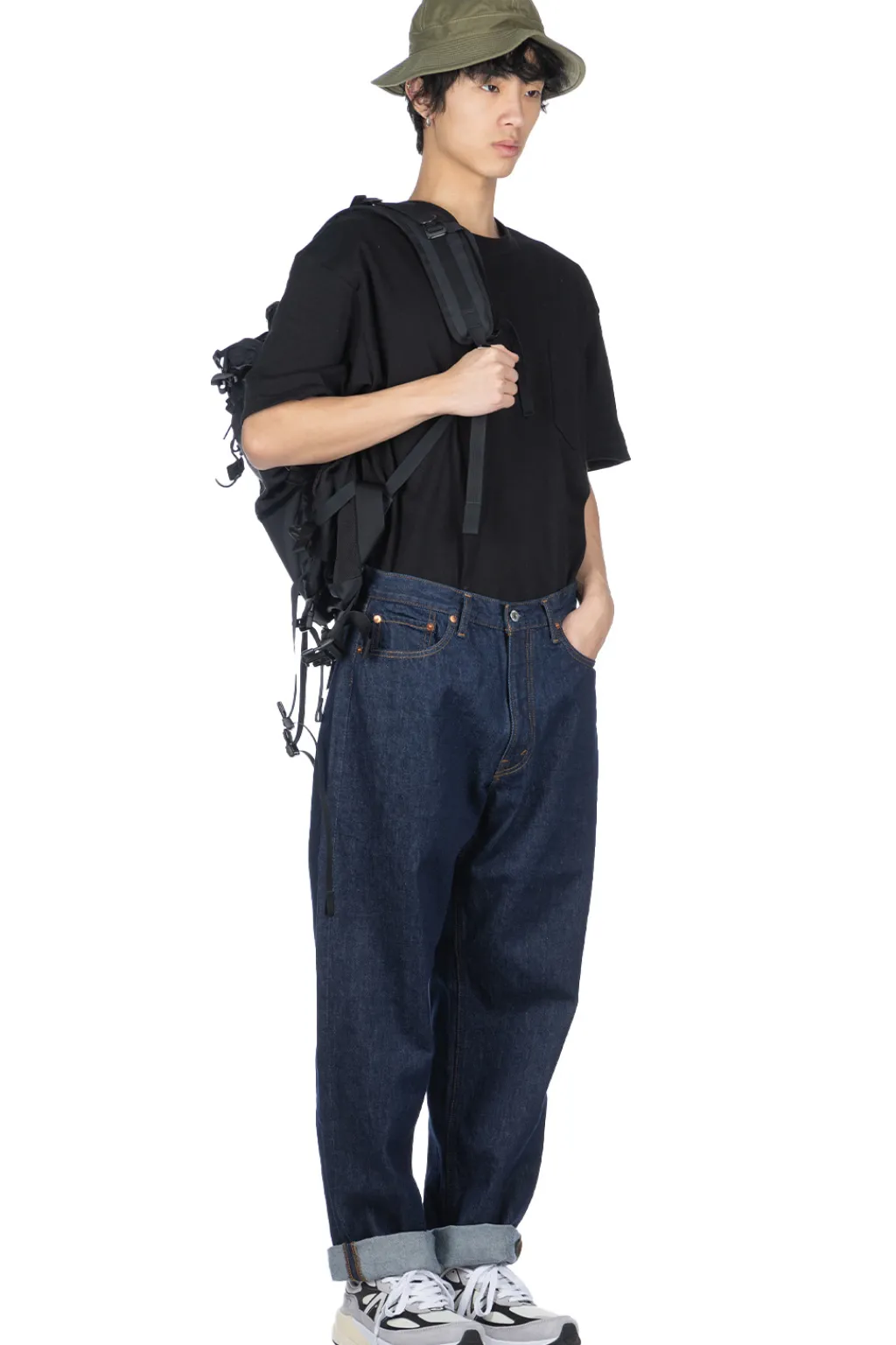 Fashion OrSlow 101 Dad's Fit Denim Pants - One Wash