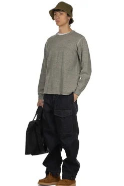 Outlet FilMelange DAN - Crewneck Long Sleeve Tee - Melange