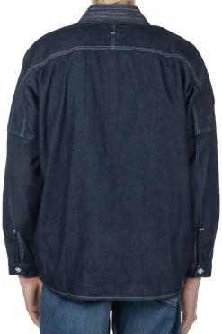 Hot FDMTL Denim Haori Shirt Rinse - Indigo
