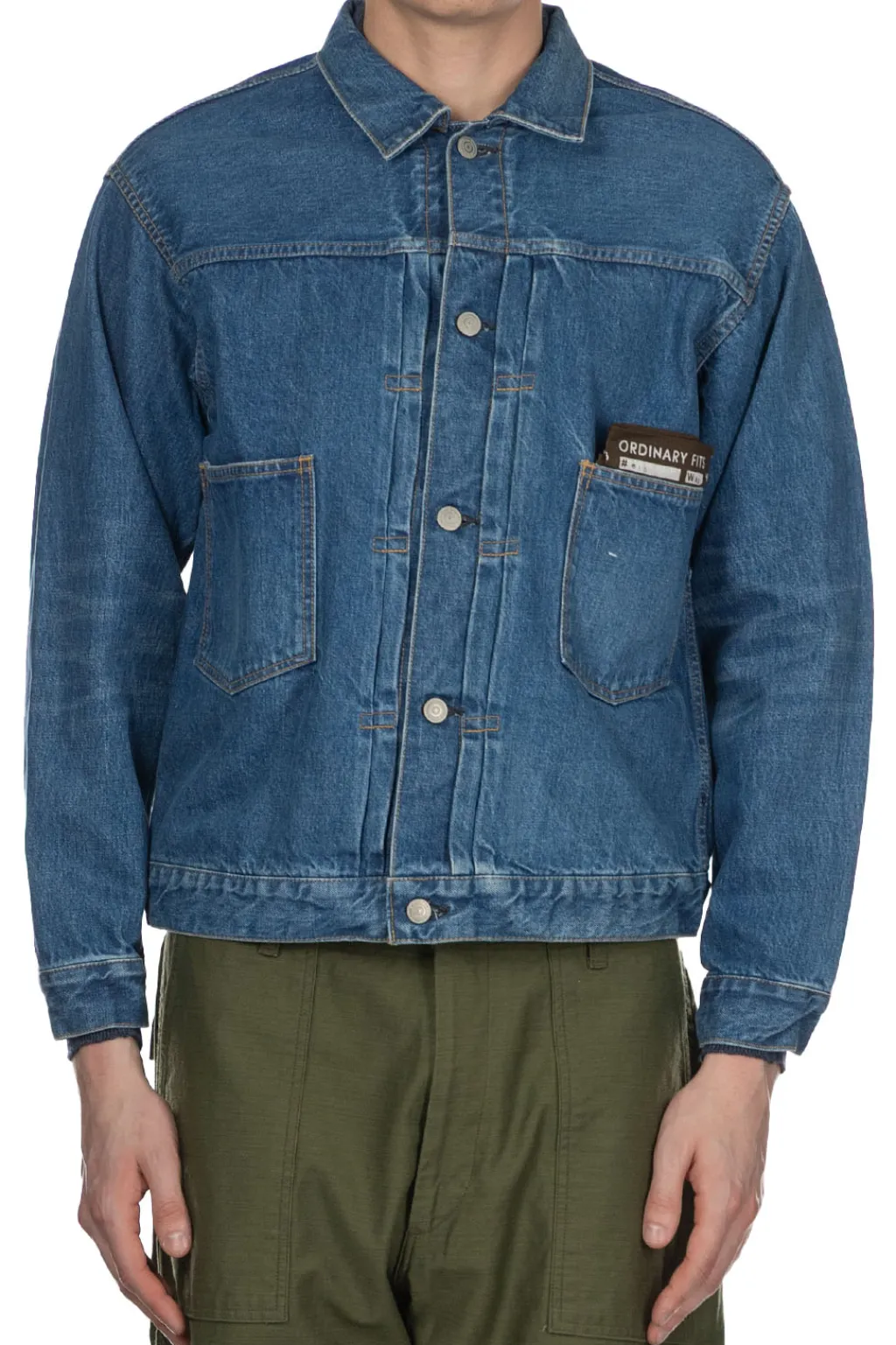 Fashion Ordinary Fits Denim Jacket Type 2nd - Used Wash