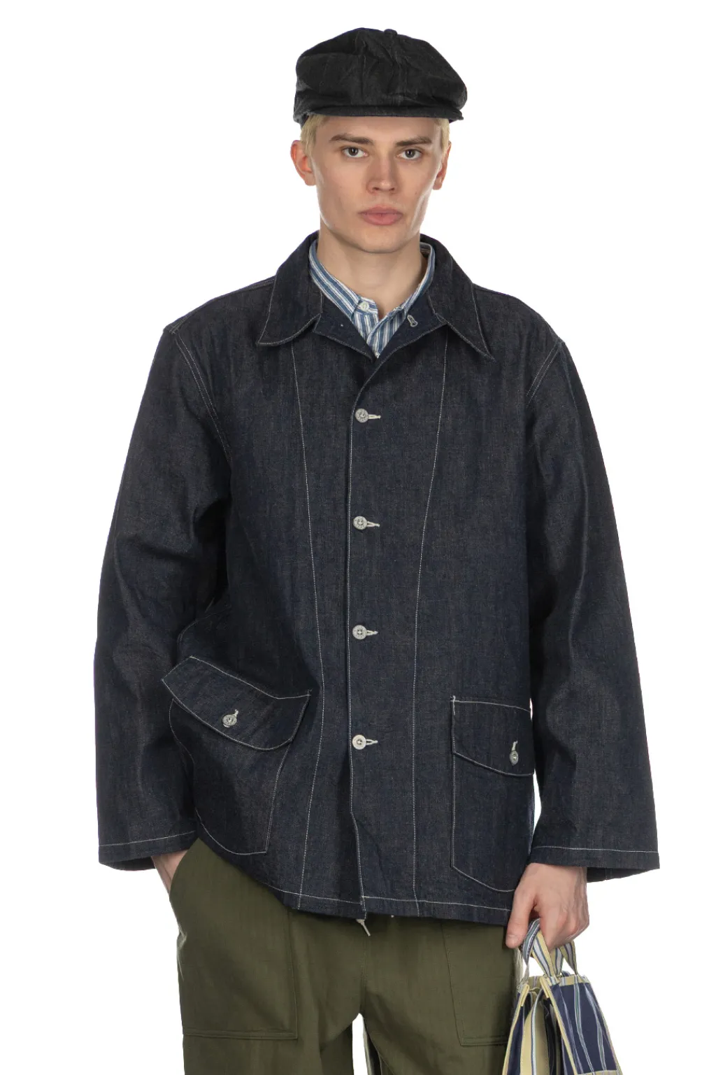 Best Buzz Rickson's Denim Work Jacket - A Navy