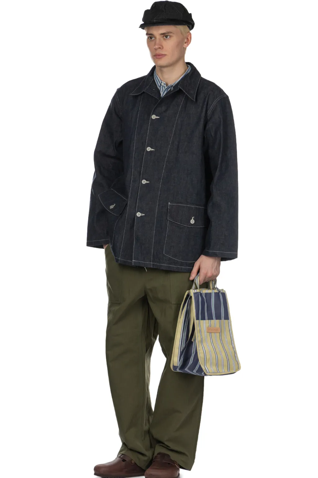 Best Buzz Rickson's Denim Work Jacket - A Navy