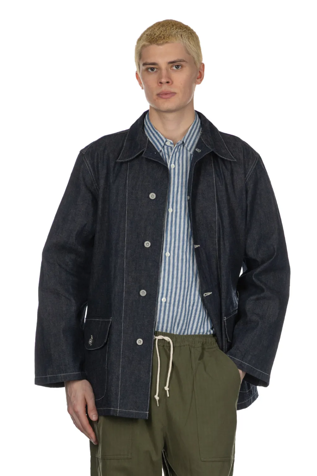 Best Buzz Rickson's Denim Work Jacket - A Navy