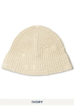 Online Racal Hat Maker Distressed Knit Cap in 4 Color Choices