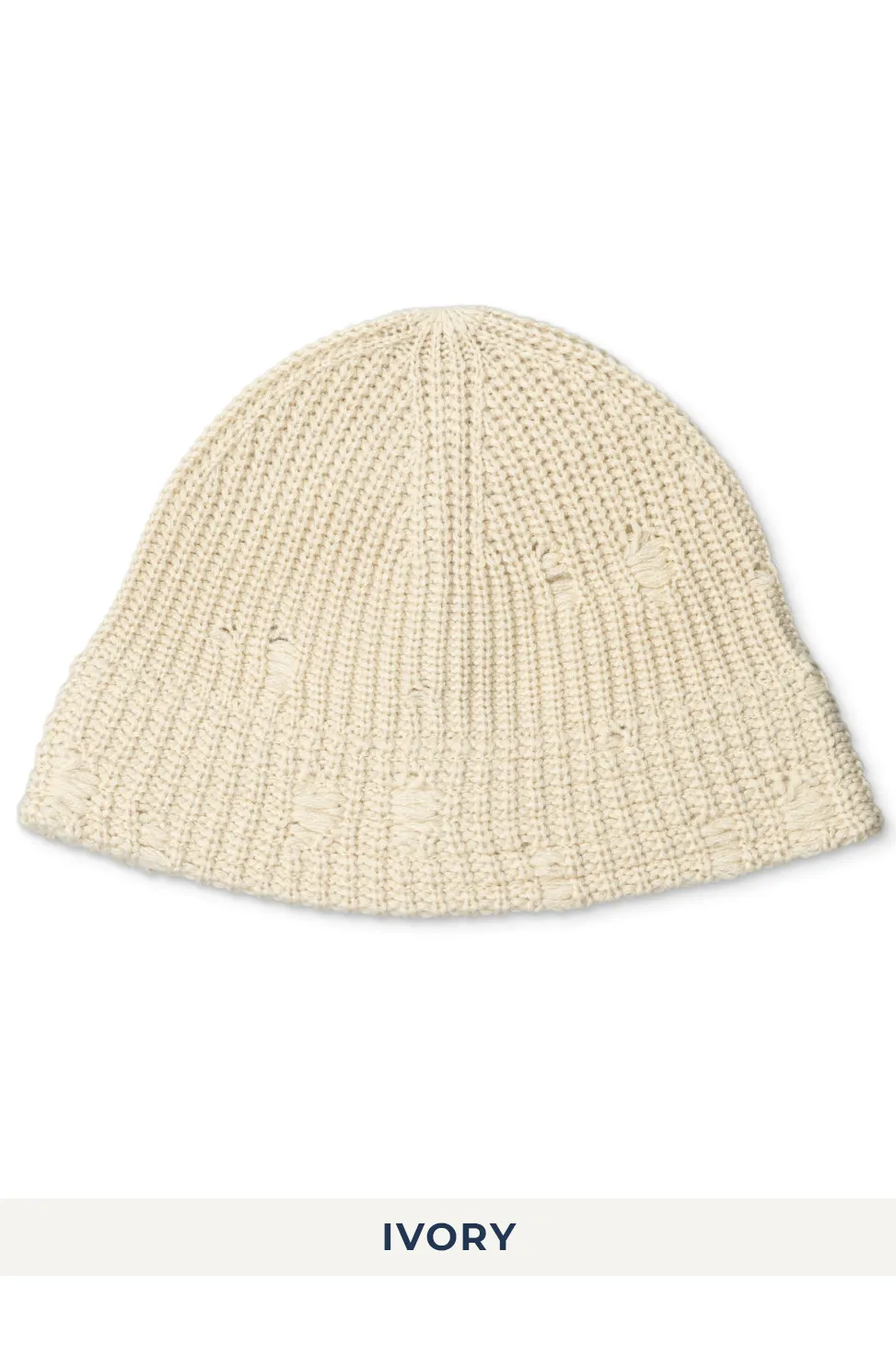 Online Racal Hat Maker Distressed Knit Cap in 4 Color Choices