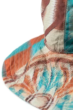 New Engineered Garments Dome Hat - Blue Cotton Islamic Tile Print
