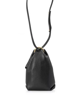 Sale MARROW LEATHER Double Faced Ring Muff - Black