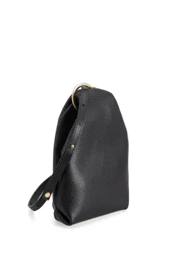 Sale MARROW LEATHER Double Faced Ring Muff - Black