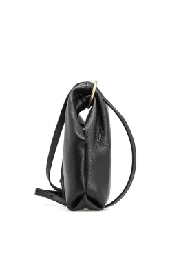 Sale MARROW LEATHER Double Faced Ring Muff - Black