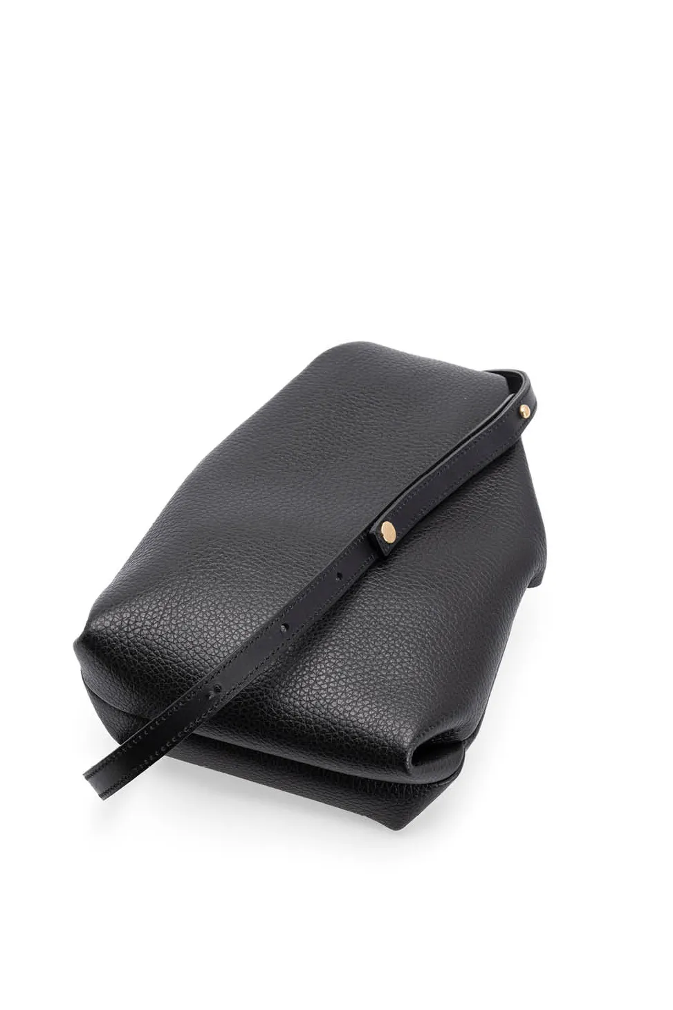 Sale MARROW LEATHER Double Faced Ring Muff - Black