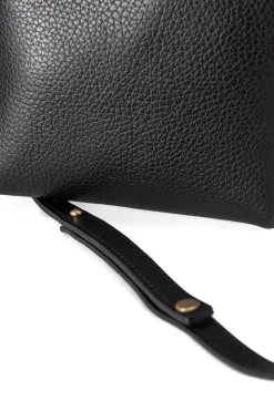 Sale MARROW LEATHER Double Faced Ring Muff - Black
