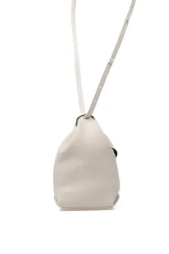 Clearance MARROW LEATHER Double Faced Ring Muff - Pearl Gray