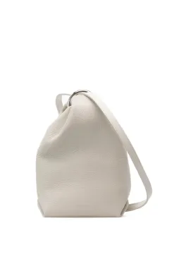 Clearance MARROW LEATHER Double Faced Ring Muff - Pearl Gray