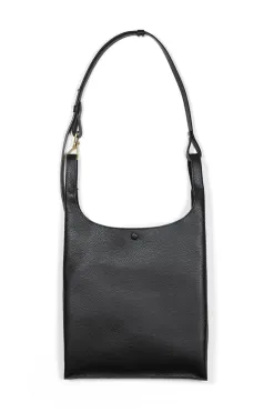 Sale MARROW LEATHER Double Faced Shopper - Black