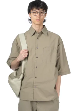 New LEMAIRE Double Pocket SS Shirt - Dusty Khaki