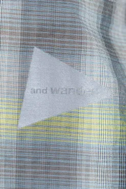 Fashion And Wander Dry Check Open SS Shirt- Grey