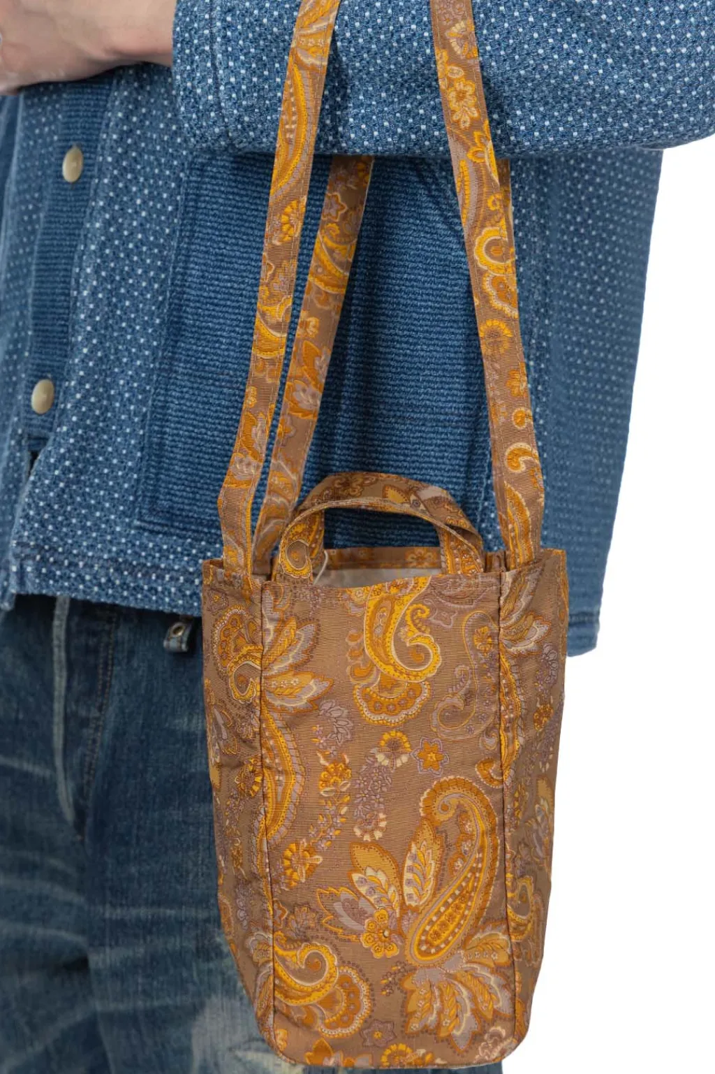 Fashion amiacalva Easy Bag S - Paisley Gold