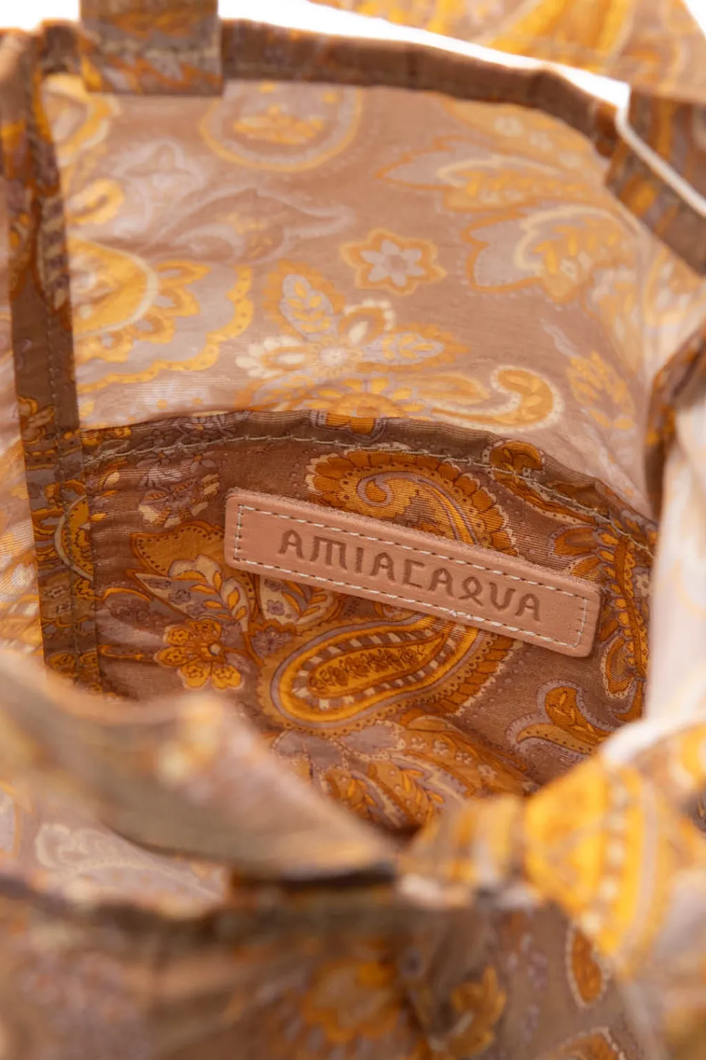 Fashion amiacalva Easy Bag S - Paisley Gold