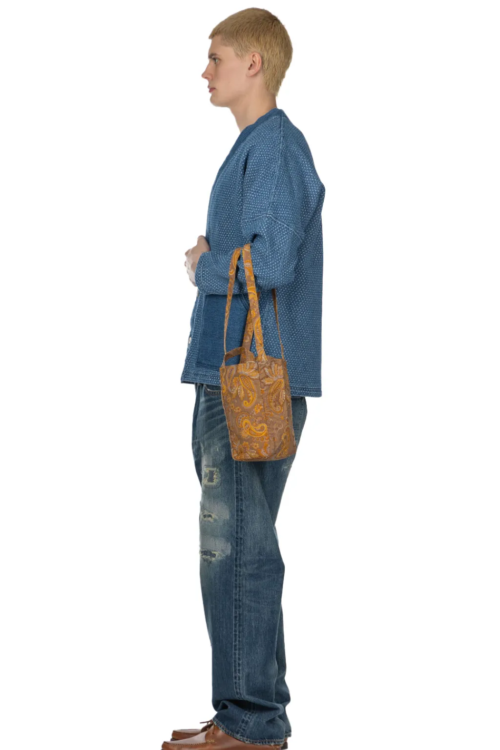Fashion amiacalva Easy Bag S - Paisley Gold