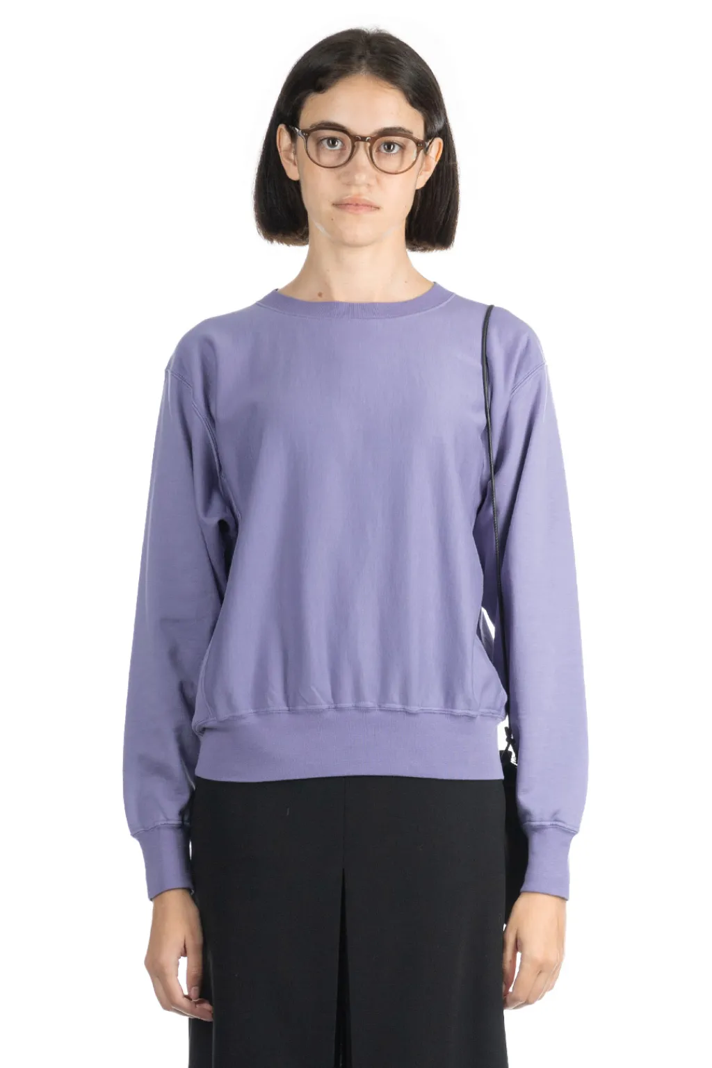 Hot AURALEE ELASTIC HIGH GAUGE SWEAT Pullover - Purple