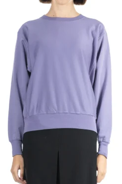 Hot AURALEE ELASTIC HIGH GAUGE SWEAT Pullover - Purple
